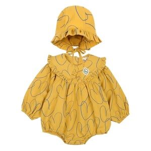 JELLY MALLOW Heart crush | floral print dress, likely from the brand Cuby & Mom